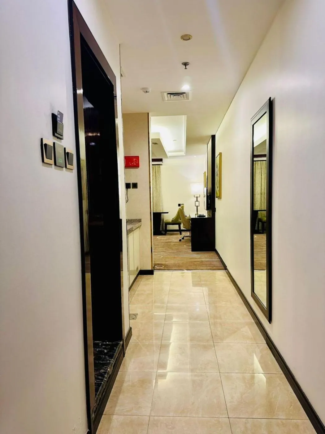 Apartment entrance hallway